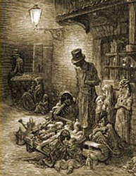 poor victorian children beg in london 