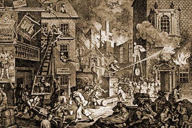 The great fire of London 1666