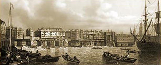 Picture of the old London Bridge